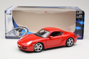 Porsche Cayman S 987.2 Rosso Maisto 1:18 31122 Pressofusione — immagine 8 di 8