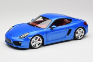 Porsche Cayman 981 S Aqua Blu Metallizzato Minichamps 1:18 110062221 Pressofusione