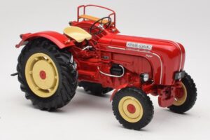 Porsche-Diesel Super Trattore Hofherr Schrantz Rosso Minichamps 1:18 109183071 Pressofusione — immagine 6 di 8