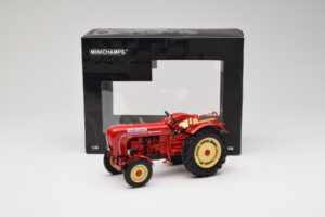 Porsche-Diesel Super Trattore Hofherr Schrantz Rosso Minichamps 1:18 109183071 Pressofusione — immagine 8 di 8