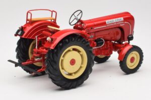 Porsche-Diesel Super Trattore Hofherr Schrantz Rosso Minichamps 1:18 109183071 Pressofusione — immagine 3 di 8