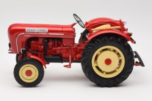 Porsche-Diesel Super Trattore Hofherr Schrantz Rosso Minichamps 1:18 109183071 Pressofusione — immagine 4 di 8