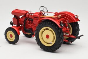 Porsche-Diesel Super Trattore Hofherr Schrantz Rosso Minichamps 1:18 109183071 Pressofusione — immagine 5 di 8
