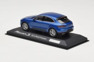 Porsche Macan 95B S Blu World Premiere Minichamps 1:43 WAP0201550E Pressofusione — immagine 3 di 4