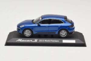 Porsche Macan 95B S Blu World Premiere Minichamps 1:43 WAP0201550E Pressofusione