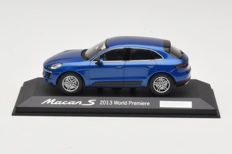 Porsche Macan 95B S Blu World Premiere Minichamps 1:43 WAP0201550E Pressofusione