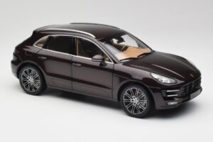 Porsche Macan 95B Turbo Mogano Metallizzato Minichamps 1:18 110062500 Pressofusione — immagine 6 di 8