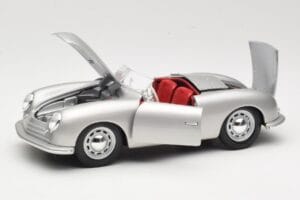 Porsche No. 1 Typ 356 Roadster Argento Maisto 1:18 50324 Pressofusione — immagine 2 di 8