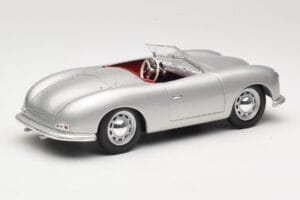 Porsche No. 1 Typ 356 Roadster Argento Maisto 1:18 50324 Pressofusione — immagine 3 di 8