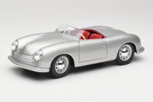 Porsche No. 1 356 Roadster Fish Argento Maisto 1:18 31853 Pressofusione