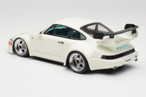 Porsche RWB 911 964 Flat Nose Grand Prix White GT Spirit 1:18 GT506 Resina — immagine 5 di 6