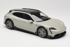 Porsche Taycan Cross Turismo Turbo S Chalk Grey Minichamps 1:18 155069302 Pressofusione — immagine 4 di 6