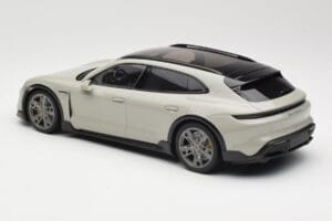 Porsche Taycan Cross Turismo Turbo S Chalk Grey Minichamps 1:18 155069302 Pressofusione — immagine 5 di 6