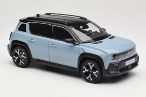 Renault 4 E-Tech Electric Cloud Blue Norev 1:18 185521 Pressofusione — immagine 6 di 8
