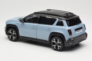 Renault 4 E-Tech Electric Cloud Blue Norev 1:18 185521 Pressofusione — immagine 7 di 8