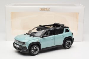 Renault 4 E-Tech Electric Hauts de France Green Norev 1:18 185520 Pressofusione — immagine 8 di 8