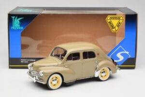 Renault 4CV Berline Gris Ardoise Solido 1:18 8059 Pressofusione — immagine 8 di 8