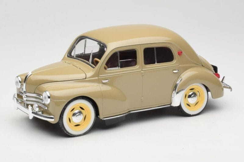 Renault 4CV Berline Gris Ardoise Solido 1:18 8059 Pressofusione