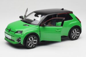 Renault 5 E-Tech Electric Pop Verde & Nero Norev 1:18 185502 Pressofusione — immagine 2 di 8