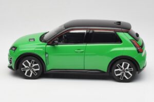 Renault 5 E-Tech Electric Pop Verde & Nero Norev 1:18 185502 Pressofusione — immagine 4 di 8