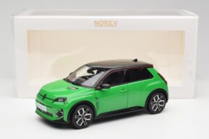 Renault 5 E-Tech Electric Pop Verde & Nero Norev 1:18 185502 Pressofusione — immagine 8 di 8