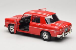 Renault 8 Gordini Rosso Solido 1:18 9018-M1 Pressofusione — immagine 5 di 8