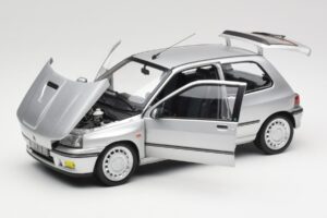 Renault Clio 16S Mk1 Iceberg Grigio Norev 1:18 185256 Pressofusione — immagine 2 di 8