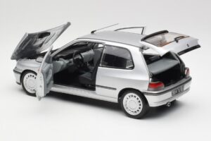 Renault Clio 16S Mk1 Iceberg Grigio Norev 1:18 185256 Pressofusione — immagine 5 di 8
