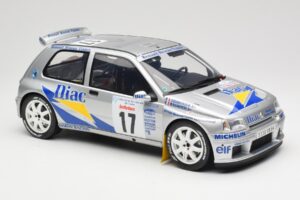 Renault Clio Maxi #17 J. Ragnotti / G. Thimonier Tour de Corse 1995 Otto 1:12 G090 Resina — immagine 4 di 6