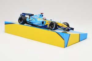 Renault R25 #5 F. Alonso Brazilian GP F1 World Champion 2005 Minichamps 1:18 147051705-R1 Pressofusione — immagine 4 di 8