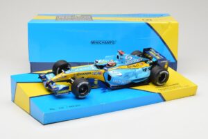 Renault R25 #5 F. Alonso Brazilian GP F1 World Champion 2005 Minichamps 1:18 147051705-R1 Pressofusione — immagine 8 di 8