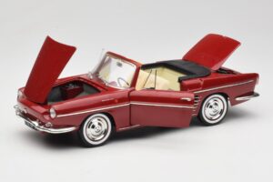 Renault Floride Cabriolet Rosso Norev 1:18 185175 Pressofusione — immagine 2 di 8