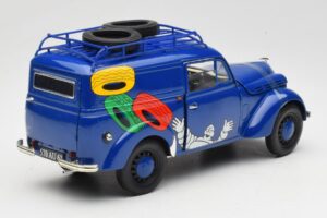 Renault Juvaquatre Michelin Blue Solido 1:18 82008 Pressofusione — immagine 3 di 8