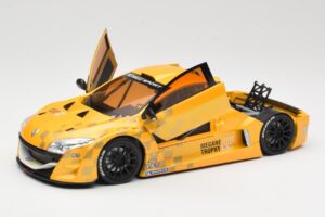 Renault Megane Trophy Showcar Giallo Eurocup Megane Trophy 2011 Norev 1:18 185109 Pressofusione — immagine 2 di 8