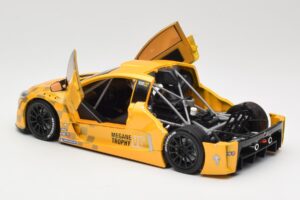 Renault Megane Trophy Showcar Giallo Eurocup Megane Trophy 2011 Norev 1:18 185109 Pressofusione — immagine 5 di 8