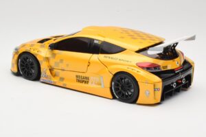Renault Megane Trophy Showcar Giallo Eurocup Megane Trophy 2011 Norev 1:18 185109 Pressofusione — immagine 6 di 8