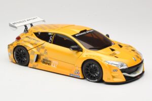 Renault Megane Trophy Showcar Giallo Eurocup Megane Trophy 2011 Norev 1:18 185109 Pressofusione — immagine 7 di 8
