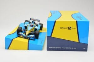 Renault R25 #5 F. Alonso 2nd Place British GP 2005 Minichamps 1:18 147051105 Pressofusione — immagine 6 di 6