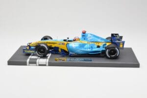 Renault R25 #5 F. Alonso 2nd Place British GP 2005 Minichamps 1:18 117051105 Pressofusione