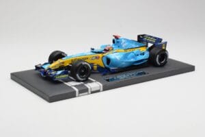Renault R25 #5 F. Alonso 2nd Place British GP 2005 Minichamps 1:18 117051105 Pressofusione — immagine 5 di 6