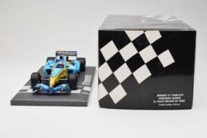 Renault R25 #5 F. Alonso 2nd Place British GP 2005 Minichamps 1:18 117051105 Pressofusione — immagine 6 di 6