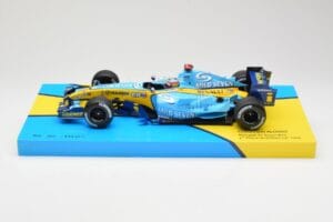 Renault R25 #5 F. Alonso 2nd Place British GP 2005 Minichamps 1:18 147051105 Pressofusione