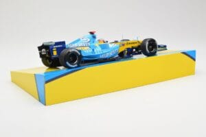 Renault R25 #5 F. Alonso 2nd Place British GP 2005 Minichamps 1:18 147051105 Pressofusione — immagine 3 di 6