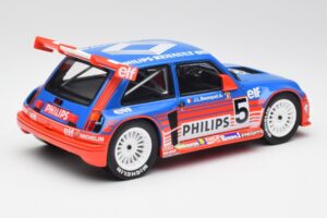 Renault R5 Maxi Turbo #5 Philips J-L. Busquet Superproduction 1987 Otto 1:18 OT1094 Resina — immagine 2 di 6