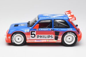 Renault R5 Maxi Turbo #5 Philips J-L. Busquet Superproduction 1987 Otto 1:18 OT1094 Resina — immagine 3 di 6