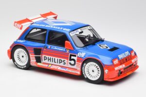 Renault R5 Maxi Turbo #5 Philips J-L. Busquet Superproduction 1987 Otto 1:18 OT1094 Resina — immagine 4 di 6