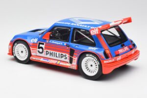 Renault R5 Maxi Turbo #5 Philips J-L. Busquet Superproduction 1987 Otto 1:18 OT1094 Resina — immagine 5 di 6