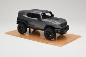 Rezvani Tank Matte Grigio DNA 1:18 DNA000009 Pressofusione — immagine 4 di 6