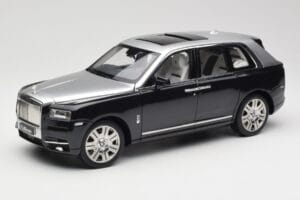 Rolls-Royce Cullinan Nero & Argento OEM 1:18 ROLLS001 Pressofusione