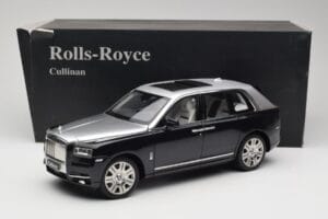 Rolls-Royce Cullinan Nero & Argento OEM 1:18 ROLLS001 Pressofusione — immagine 8 di 8